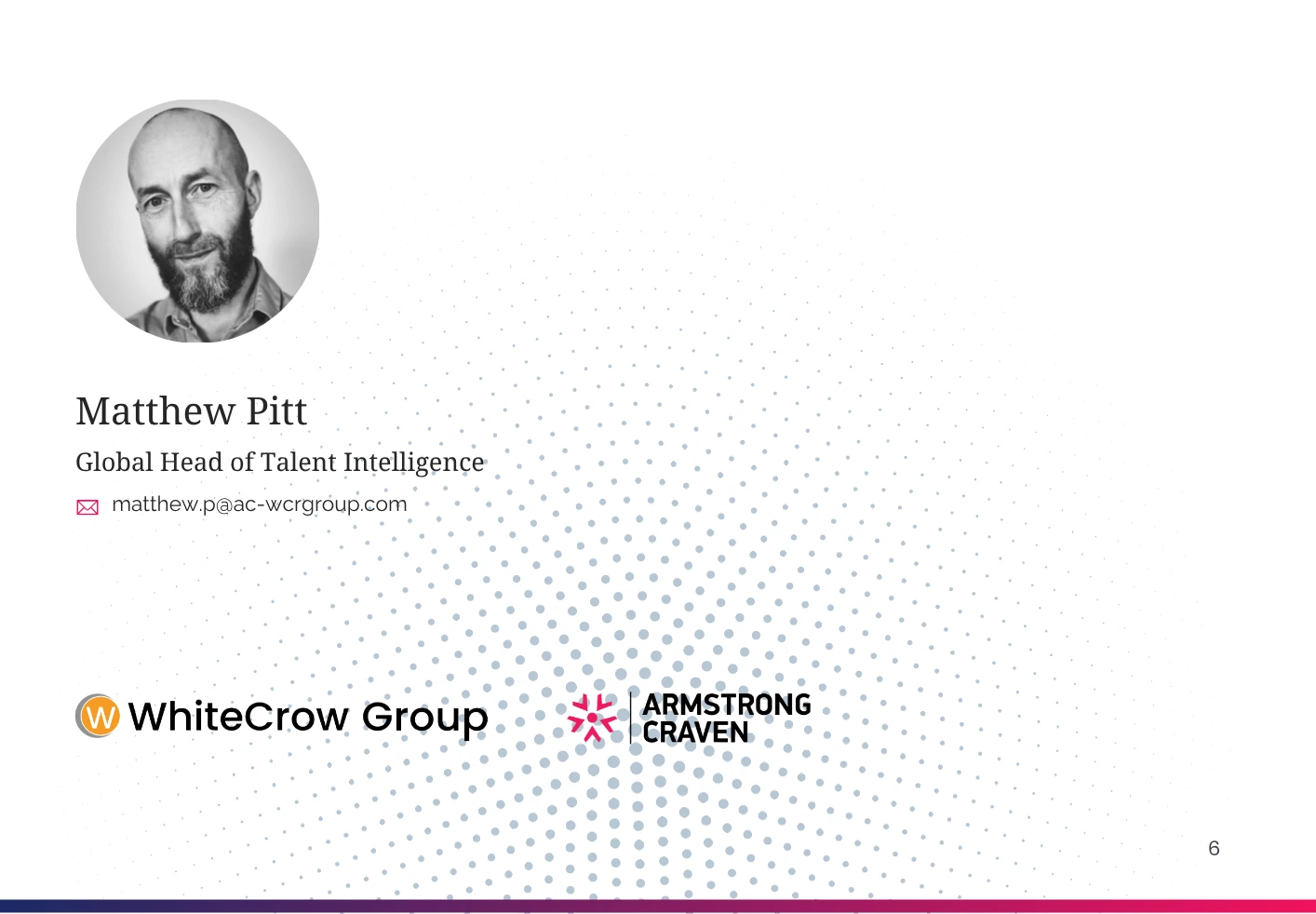 Matthew Pitt - Head of Talent Intelligence
