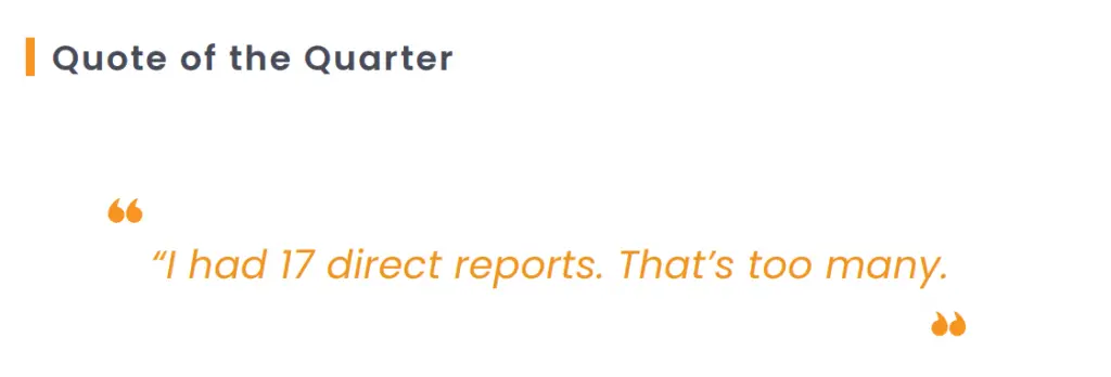 Quote of the Quarter